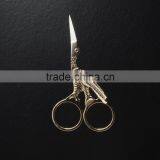 Mini Golden Crane Shape Stainless Steel Tailor Sewing Embroidery Scissorss thumbnail-1