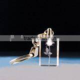 Luxury 3D Personalized Engraving Crystal Keychain thumbnail-5