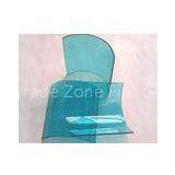 Colored Architectural Curved Tempered Glass Panels , 3mm - 19mm Thick Toughened Glass