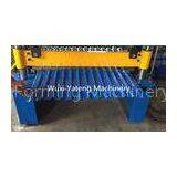 Colorful 1000mm Trapezoidal Roof Panel Roll Forming Machine With Cr12 Cutting Blade