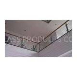 Easy Cleaning Stair Balustrade Glass High Polished Edges Colorful