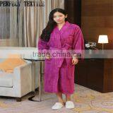 Trendy Design High Quality 100% Cotton Velour Bathrobe thumbnail-1