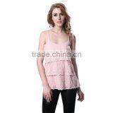 Women's Lace Spaghetti Strap Camo Tank Top for Women thumbnail-3