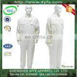 Wholesale Pure White 100% Cotton Professional Safety Coverall Workwear/Working Uniform thumbnail-1