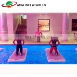 Drop stitch floating water mat / Inflatable yoga mat on water