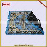 Black Leather Prayer Mat, Waterproof Travel Prayer Rugs, Portable Rugs With Hand Bag Saudi Arabia Rug thumbnail-2