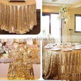 Black Shiny Sequin Round Table Cloth Rectangular Table Cloth for Wedding Decoration thumbnail-4