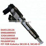 0445120126 for KOBELCO SK130-8 0986AM0065 Common Rail Injector