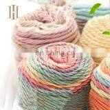 High Quality Rainbow 45% Cotton and 55% Acrylic Yarn Combed Yarn Cotton Blended Yarn for Knitting thumbnail-5
