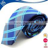 Tartan Narrow Neck Tie in Polyester thumbnail-3