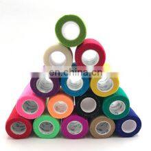 2020 Latest Medical Concumables Elastic Fiber and Non Woven Fiber Cohesive Bandage