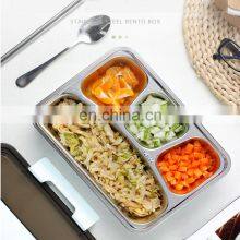 New Arrival Carrying Storage Creative Plastic Metals Food Bento Container Pack Kids Lunch Steel Box thumbnail-2