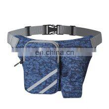 Wholesale Nylon Premium Green Unisex Best Custom Logo Luxury Sport Waist Running Belt thumbnail-3