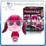 Mini Qute Bonnie Kawaii American Girl Fashion Dolls DIY Cartoon Model Building Block Plasticine Clay Educational Toy NO.BN9998-1