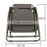 High Quality Beach Chair Recliner Chair Sun Lounger With Cup Holder thumbnail-3