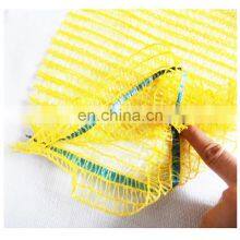 Customized Logo Label China Manufacturer Cheap Price Colorful Mesh Bag for Onions Potato Vegetables Fruit / Leno Mesh