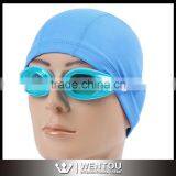 2016 New Protect Ears Long Hair Elastic Waterproof PU Fabric Sports Swimming Cap Quality Choice thumbnail-4