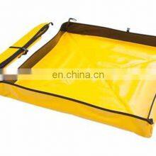 Hot Sale 4' x 6' - 18 Oz. Portable Collapsible PVC Mini Foam Wall Oil Spill Containment Berm For Vehicles Equipment Container thumbnail-4