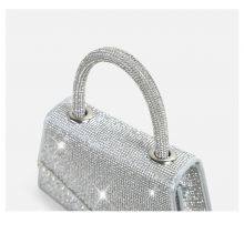Women's Bag With Rhinestone Fashion Design Bling Handbag thumbnail-2