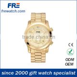 2015 fashion design high quality alloy wrist watch men popular metal mens watch