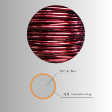 ISO Standard Enameled Aluminum Magnet Wire Reliable Enamelled Aluminium Winding Electrical Wire thumbnail-3