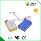 Customized Size and Capacity Lipo Battery 3.7V Rechargeable Battery 603040 thumbnail-5