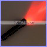 High Power Rechargeable Aluminum Red Lighting LED Torch Flashlight thumbnail-1