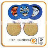 Wholesale Eco-friendly Tin Coaster With Cork Back thumbnail-1