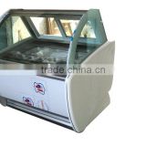Glass ice cream dipping cabinet (CE)