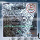 Galvanized and PVC Coated Barbed Wire/Barbed Wire Fence