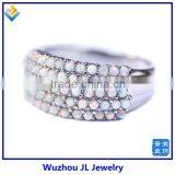 Sun & Ice Color Opal Beads In 925 Silver Ring For Ladies Best Price thumbnail-1