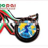 Top Quality Best Sell Gold Metal Craft With Ribbon Made in China,drip Plasticmetal Badge thumbnail-1