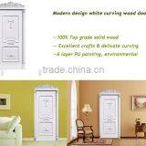 Elegant Design European Style Interior Door With Flower Design thumbnail-4