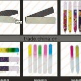 Durable GLASS NAIL FILES CRYSTAL NAIL BUFFER ART CARE DIFFERENT GRADIENT COLOR CARE 5.5" /5-1/2'