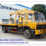 Medium Duty Rotator Wrecker Towing Truck,New Condition Wrecker With Crane for sale