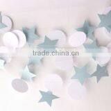 DIY Circle Paper Garland,hanging Paper Garland for Party Wedding Home Decor thumbnail-2