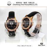 Genuine Leather Teenage Fashion Japan Movt Watches Luxury Design Starry Sky Dial