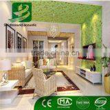 Eco-Friendly Sound Insulation Polyester Fiber Acoustic Ceiling Panel for living room decoration