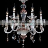 Modern Living Room Chandelier Candle Centerpieces Crystal Zinc Alloy Pendant Light CZ5019/6