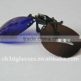 Durable 3d Plastic Amber-blue Glasses With PC Material thumbnail-1