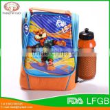 Kids backpack bag , lunch box backpack , school backpack with water bottle