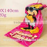 2016 Hot Sale Cotton Custom Cartoon Animal Printed Beach Towel thumbnail-4