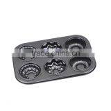 Bakeware Non-stick Cake Pans of 6 Cups Muffin Pan thumbnail-5