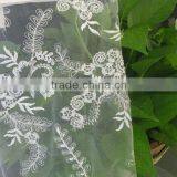 Floral Lace Swiss Voile Lace Embroidery Sequin Tulle Lace for Wedding Dress Garment Bedskirt thumbnail-1