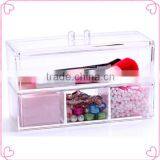 Hot sale cosmetic organizer acrylic,clear cosmetic organizer