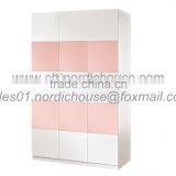 double color paint wardrobe high gloss paint corlorful wardrobe