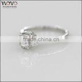 a Pair of Zircon 2016 New Design Cheap Price Wholesale Alloy Fashion Ring thumbnail-1