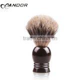 Barber Shop Need Products Resin Handle Black Pure Badger Hair Shaving Brush Knot thumbnail-1