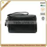 Guangzhou Custom 100% Cowhide Yak Leather Men Clutch Bag Men Leather Wallet OEM Wholesale Leather Clutch Bag for Men thumbnail-4