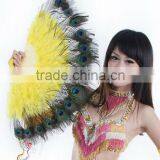 SWEGAL Belly Dance Feather Fan,chinese Belly Dance Fan SGBDD13041 thumbnail-1